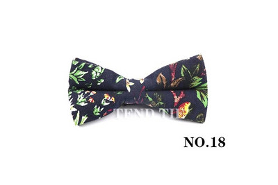 Modna pamučna šarena leptir-mašna Meka fleksibilna leptir-mašna Glatka podesiva svadbena zabava