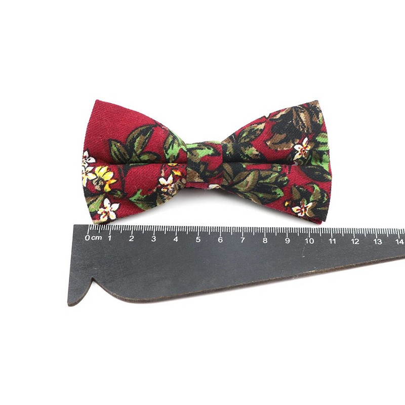 Modna pamučna šarena leptir-mašna Meka fleksibilna leptir-mašna Glatka podesiva svadbena zabava