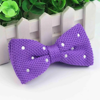 Kötött férfi csokornyakkendő férfi szabadidő pöttyös kétrétegű csokornyakkendő férfiaknak Esküvői buli Csíkos esküvői bordó, pillangós csokornyakkendő