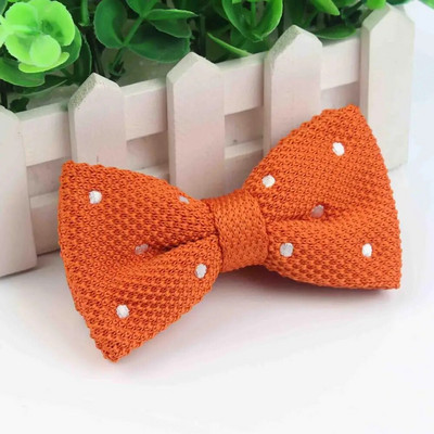 Kötött férfi csokornyakkendő férfi szabadidő pöttyös kétrétegű csokornyakkendő férfiaknak Esküvői buli Csíkos esküvői bordó, pillangós csokornyakkendő