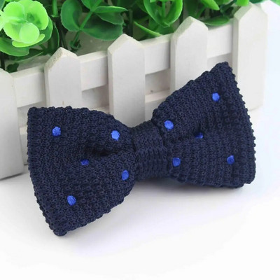 Kötött férfi csokornyakkendő férfi szabadidő pöttyös kétrétegű csokornyakkendő férfiaknak Esküvői buli Csíkos esküvői bordó, pillangós csokornyakkendő