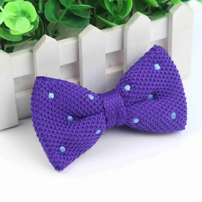 Kötött férfi csokornyakkendő férfi szabadidő pöttyös kétrétegű csokornyakkendő férfiaknak Esküvői buli Csíkos esküvői bordó, pillangós csokornyakkendő