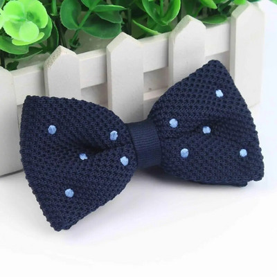 Kötött férfi csokornyakkendő férfi szabadidő pöttyös kétrétegű csokornyakkendő férfiaknak Esküvői buli Csíkos esküvői bordó, pillangós csokornyakkendő