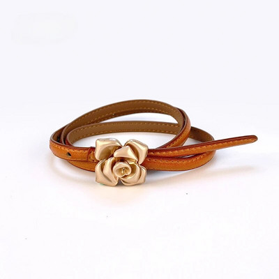 Jauna unikāla  zelta josta sieviešu modes  ziedu plānās jostas sieviešu džinsu kleita jostasvieta 2023