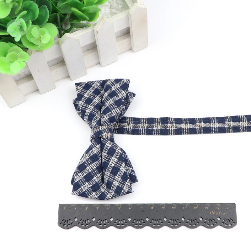 Új stílusú férfi kockás csokornyakkendő 100% pamut csokornyakkendő alkalmi Gravata kék piros pillangócsíkos színes nyakkendő szuper puha férfi viseletnek