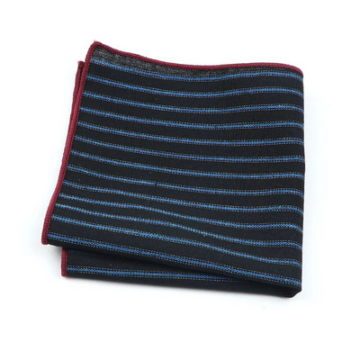 Muški džepni četvrtasti rupčić, dizajn 22*22 cm, vuneni prugasti ručnici s paisley odijelom, muški poslovni dar za vjenčanje za muškarce