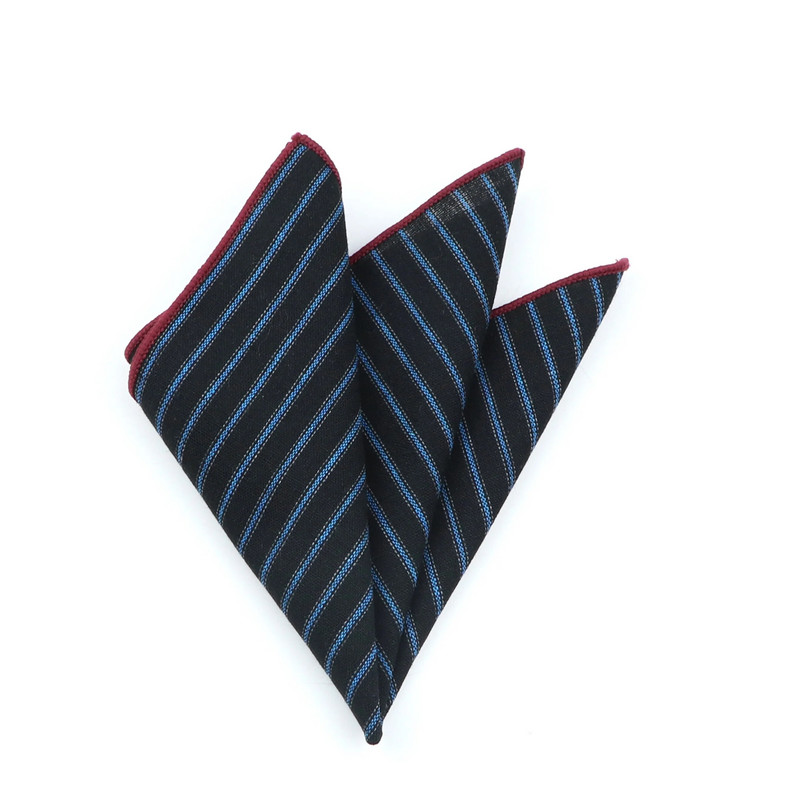 Muški džepni četvrtasti rupčić, dizajn 22*22 cm, vuneni prugasti ručnici s paisley odijelom, muški poslovni dar za vjenčanje za muškarce