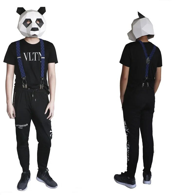 3,5*120cm divatos nadrágtartó valódi bőr 6 kapcsos merevítős férfi vintage alkalmi esküvői nadrág pántos férj ajándék