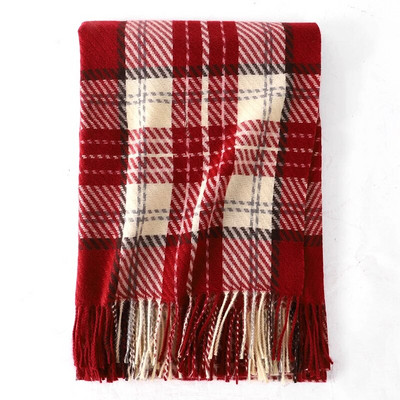 Luksusa dizaina rūtainā kašmira šalle sievietēm ziemas siltā šalles ietīšana Pashmina Bufanda bieza sega Poncho Echarpe Bandana