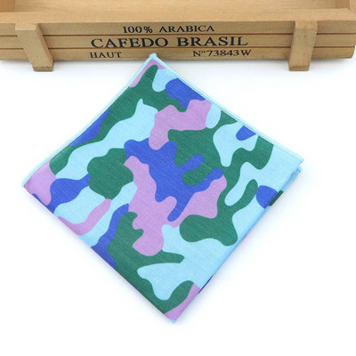 Kamuflažni poliesterski rupčić Jacquard tkani muški vjenčani modni džepni kvadratni set šareni 23*23 cm