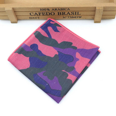 Kamuflažni poliesterski rupčić Jacquard tkani muški vjenčani modni džepni kvadratni set šareni 23*23 cm