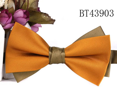 Vjenčana leptir-mašna za mladoženju Modne satenske leptir-mašne za muškarce Žene Leptir leptir leptir mašne Kravate za odrasle Kravate Jednobojne kumove leptir-mašne