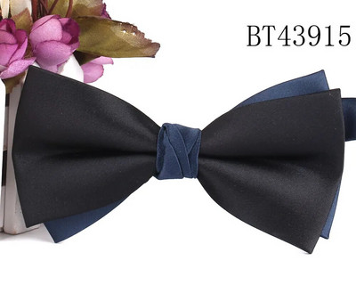 Vjenčana leptir-mašna za mladoženju Modne satenske leptir-mašne za muškarce Žene Leptir leptir leptir mašne Kravate za odrasle Kravate Jednobojne kumove leptir-mašne