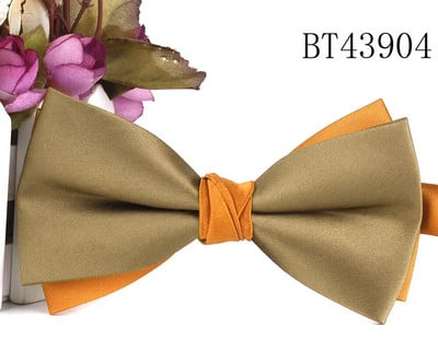 Vjenčana leptir-mašna za mladoženju Modne satenske leptir-mašne za muškarce Žene Leptir leptir leptir mašne Kravate za odrasle Kravate Jednobojne kumove leptir-mašne