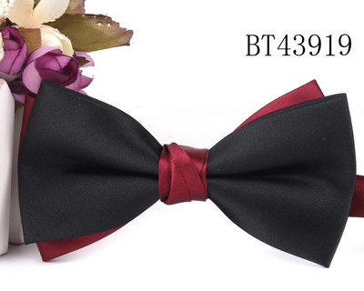 Vjenčana leptir-mašna za mladoženju Modne satenske leptir-mašne za muškarce Žene Leptir leptir leptir mašne Kravate za odrasle Kravate Jednobojne kumove leptir-mašne