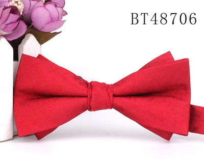 Piros csokornyakkendő vőlegénynek Divat Szőtt csokornyakkendő Férfinak Női Csokorcsomó Felnőtt esküvői csokornyakkendők Csokornyakkendők Candy Színes Vőlegények Csokornyakkendők