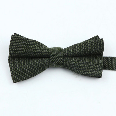 Muška leptir-kravata od mekog antilop materijala Fleksibilna jednobojna leptir-mašna Glatka leptir mat kravata Ukrasni uzorak Pamučne kravate Poklon za