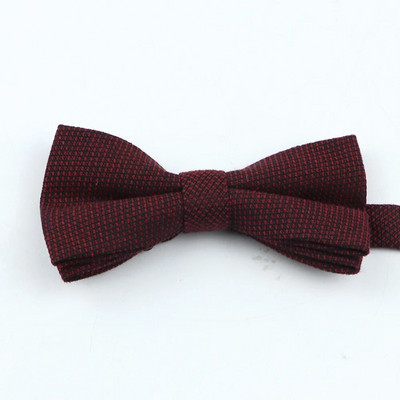 Muška leptir-kravata od mekog antilop materijala Fleksibilna jednobojna leptir-mašna Glatka leptir mat kravata Ukrasni uzorak Pamučne kravate Poklon za