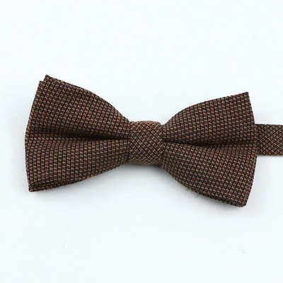 Muška leptir-kravata od mekog antilop materijala Fleksibilna jednobojna leptir-mašna Glatka leptir mat kravata Ukrasni uzorak Pamučne kravate Poklon za