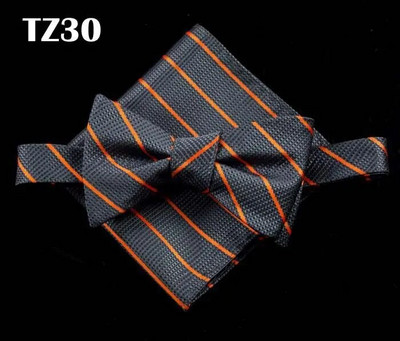 SHENNAIWEI férfi csokornyakkendők és zsebkendők gravata borboleta Jacquard szőtt férfi pillangós csokornyakkendő és zsebkendő öltöny szett