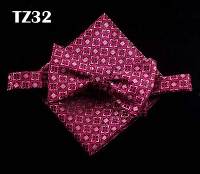 SHENNAIWEI férfi csokornyakkendők és zsebkendők gravata borboleta Jacquard szőtt férfi pillangós csokornyakkendő és zsebkendő öltöny szett