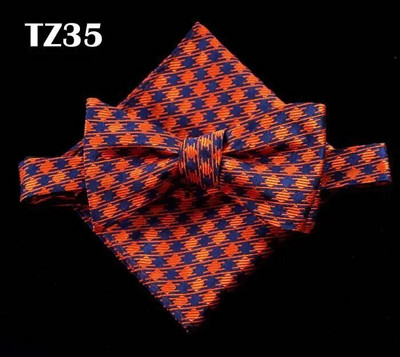 SHENNAIWEI férfi csokornyakkendők és zsebkendők gravata borboleta Jacquard szőtt férfi pillangós csokornyakkendő és zsebkendő öltöny szett