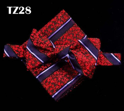 SHENNAIWEI férfi csokornyakkendők és zsebkendők gravata borboleta Jacquard szőtt férfi pillangós csokornyakkendő és zsebkendő öltöny szett