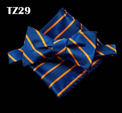 SHENNAIWEI férfi csokornyakkendők és zsebkendők gravata borboleta Jacquard szőtt férfi pillangós csokornyakkendő és zsebkendő öltöny szett