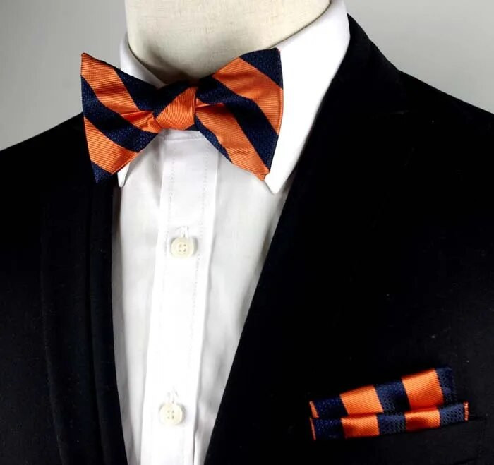 SHENNAIWEI férfi csokornyakkendők és zsebkendők gravata borboleta Jacquard szőtt férfi pillangós csokornyakkendő és zsebkendő öltöny szett