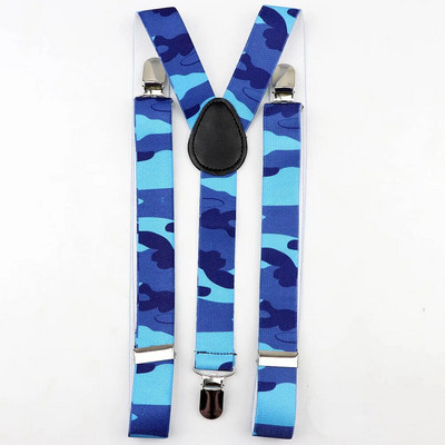 Férfi, női katonai terepszínű, nyomott nadrágtartó nyakkendő csokornyakkendő készletek parti játék ing merevítők pillangó öv nyakkendő masni nadrág farmer