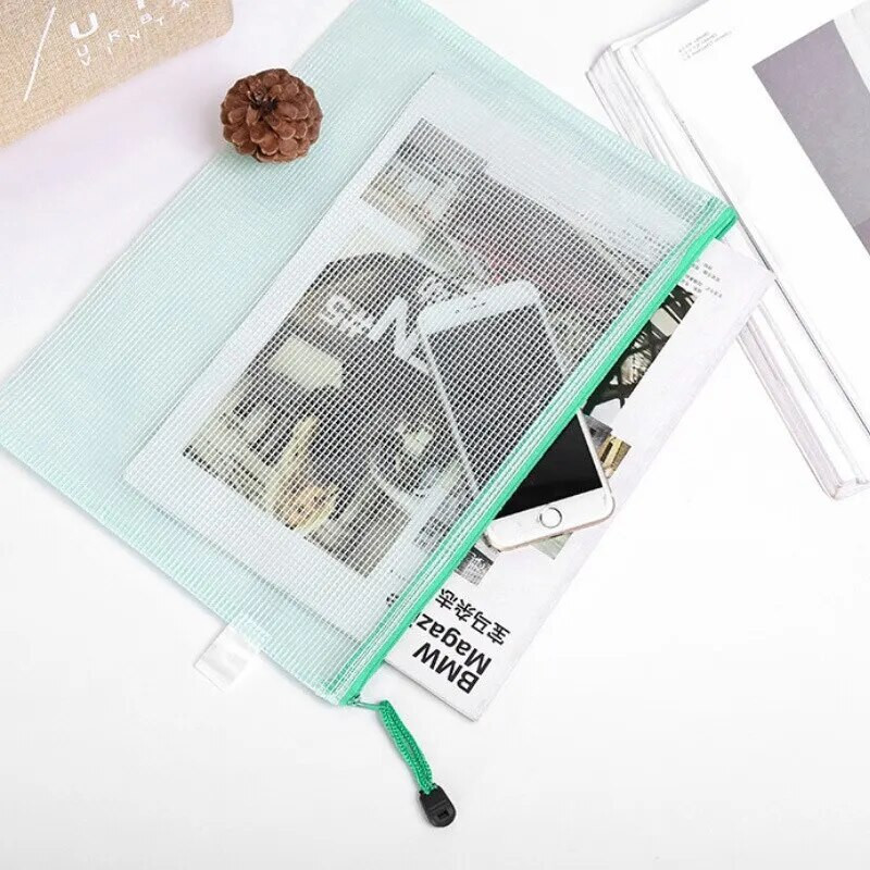 Rāvējslēdzēja kabatas Rāvējslēdzēja failu maisiņi Krustdūriens un finierzāģis Projekts Somas Šķirošana un uzglabāšana Vēstuļu izmērs A4 Biroja piederumi