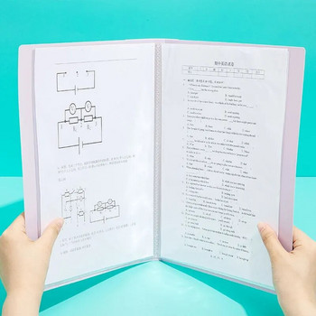 Φάκελος αρχείου A4 Βιβλίο δεδομένων 30 σελίδων αδιάβροχο φυλλάδιο Σχολική αποθήκευση δεδομένων Διαχείριση γραφείου αποθήκευση πληροφοριών Βιβλία προστατευτικά