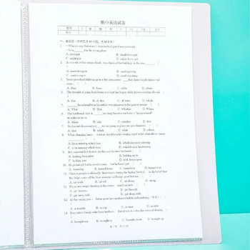 Φάκελος αρχείου A4 Βιβλίο δεδομένων 30 σελίδων αδιάβροχο φυλλάδιο Σχολική αποθήκευση δεδομένων Διαχείριση γραφείου αποθήκευση πληροφοριών Βιβλία προστατευτικά