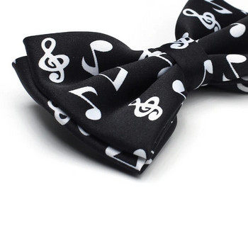 Музикална нота папийонка за мъже унисекс смокинг парти вратовръзка пеперуда вратовръзка официална рокля подарък сватбени ризи вратовръзка бизнес мода