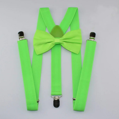 AEbone Suspensorio Felnőtt bordó nadrágtartó és csokornyakkendő férfi Női Sötétkék Bretellek Pantalon Pour Homme Femme 100cm Sus59