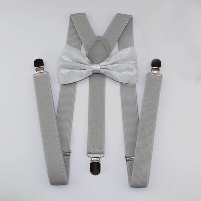 AEbone Suspensorio Felnőtt bordó nadrágtartó és csokornyakkendő férfi Női Sötétkék Bretellek Pantalon Pour Homme Femme 100cm Sus59