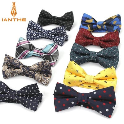 Bowtie vīriešiem formāla kaklasaite zēns Vīriešu modes biznesa kāzu tauriņš Vīriešu kleita krekls krawatte legame dāvana peislija punkts tauriņš