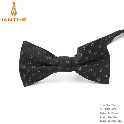 Leptir leptir muška svečana kravata dječak Muška moda poslovna vjenčana leptir leptir muška košulja krawatte legame poklon leptir na točkice