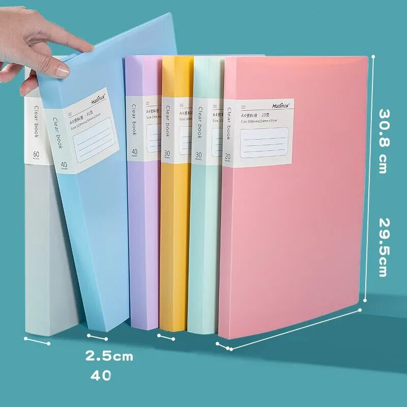 Informator A4 Prozirna mapa s umetnutim papirom Pp Studentska testna torba Knjiga za pohranu testa za trudnoću Glazbena knjiga Knjiga dokumenata