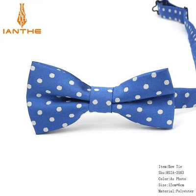 Ανδρικό παπιγιόν Paisley Παπιγιόν Business Wedding Bowknot Dot Κλασικό ριγέ μαύρο παπιγιόν για αξεσουάρ για πάρτι γαμπρού Πεταλούδα