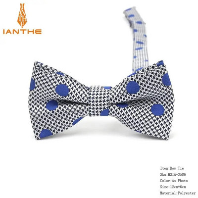 Ανδρικό παπιγιόν Paisley Παπιγιόν Business Wedding Bowknot Dot Κλασικό ριγέ μαύρο παπιγιόν για αξεσουάρ για πάρτι γαμπρού Πεταλούδα