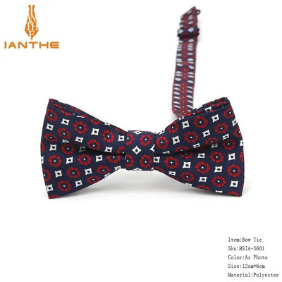 Ανδρικό παπιγιόν Paisley Παπιγιόν Business Wedding Bowknot Dot Κλασικό ριγέ μαύρο παπιγιόν για αξεσουάρ για πάρτι γαμπρού Πεταλούδα