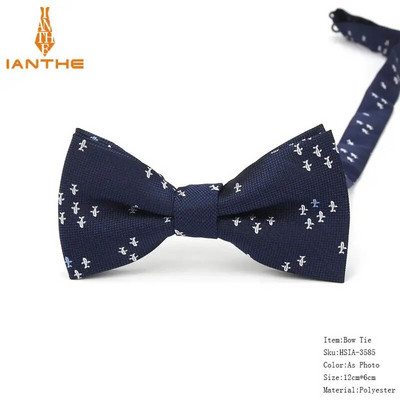 Ανδρικό παπιγιόν Paisley Παπιγιόν Business Wedding Bowknot Dot Κλασικό ριγέ μαύρο παπιγιόν για αξεσουάρ για πάρτι γαμπρού Πεταλούδα