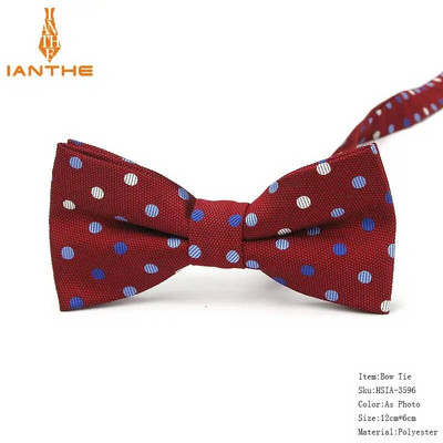 Ανδρικό παπιγιόν Paisley Παπιγιόν Business Wedding Bowknot Dot Κλασικό ριγέ μαύρο παπιγιόν για αξεσουάρ για πάρτι γαμπρού Πεταλούδα