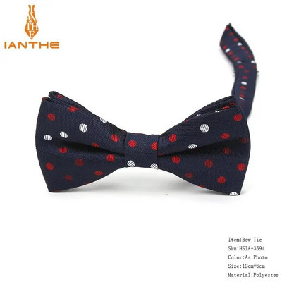 Ανδρικό παπιγιόν Paisley Παπιγιόν Business Wedding Bowknot Dot Κλασικό ριγέ μαύρο παπιγιόν για αξεσουάρ για πάρτι γαμπρού Πεταλούδα