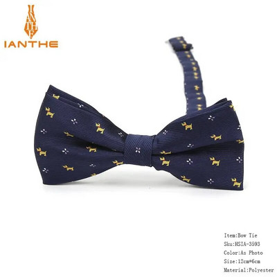 Ανδρικό παπιγιόν Paisley Παπιγιόν Business Wedding Bowknot Dot Κλασικό ριγέ μαύρο παπιγιόν για αξεσουάρ για πάρτι γαμπρού Πεταλούδα