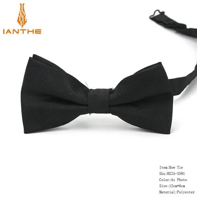 Ανδρικό παπιγιόν Paisley Παπιγιόν Business Wedding Bowknot Dot Κλασικό ριγέ μαύρο παπιγιόν για αξεσουάρ για πάρτι γαμπρού Πεταλούδα