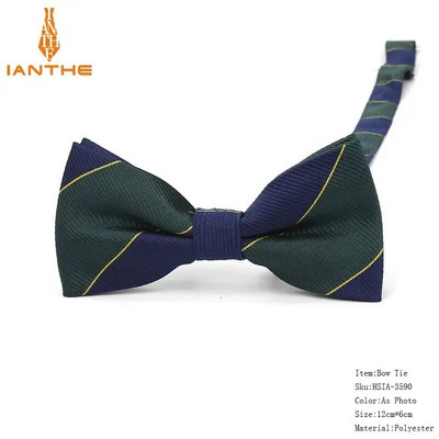 Ανδρικό παπιγιόν Paisley Παπιγιόν Business Wedding Bowknot Dot Κλασικό ριγέ μαύρο παπιγιόν για αξεσουάρ για πάρτι γαμπρού Πεταλούδα