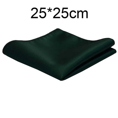 Klasszikus, 25*25 cm-es férfi sima selyem zsebkendő tömör zsebes, négyzet alakú divatos férfi, esküvői mellkastörölköző