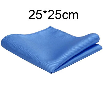 Klasszikus, 25*25 cm-es férfi sima selyem zsebkendő tömör zsebes, négyzet alakú divatos férfi, esküvői mellkastörölköző